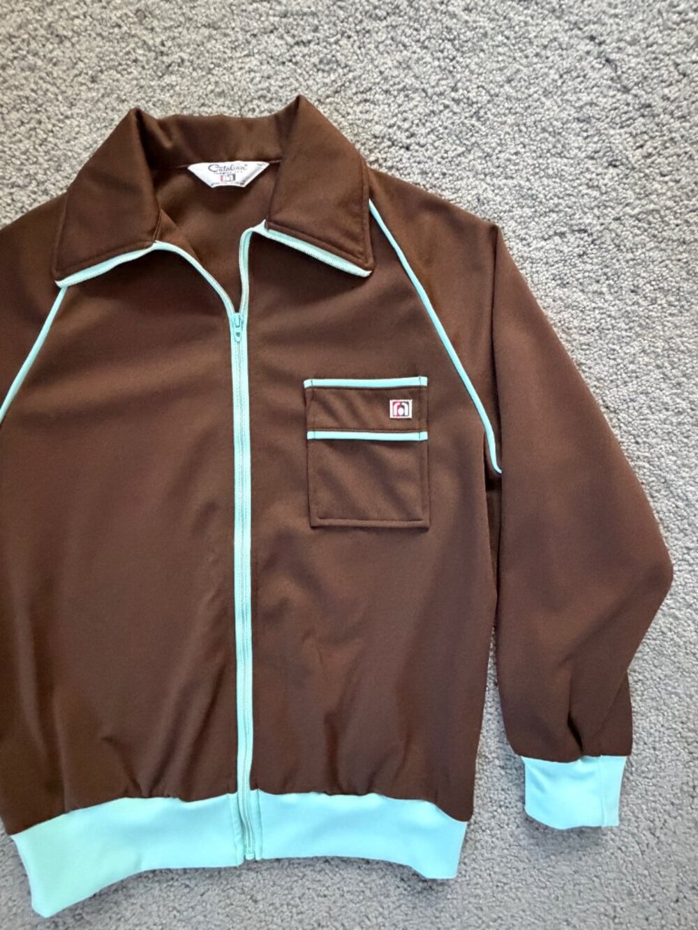 1970s Vintage Catalina Arthur Ashe Collection Track Jacket -Size M - Excel Cond. - Picture 2 of 6